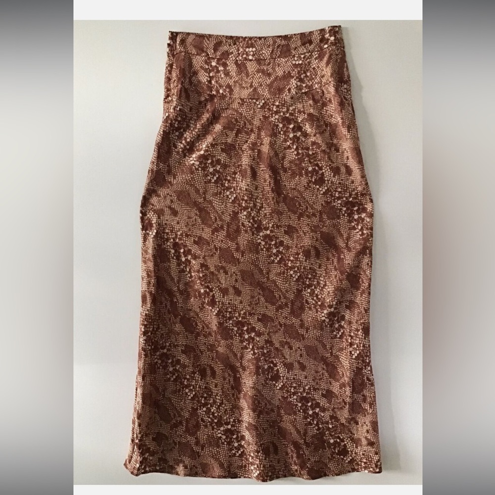 Free People Normani Snake Print Skirt - image 2